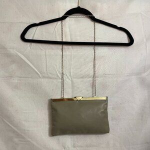 Etra vintage genuine leather cream crossbody 70s